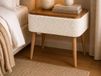 NOVACLA Table de chevet blanc