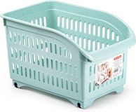 Plasticforte Opberg Trolley Container - Mintgroen