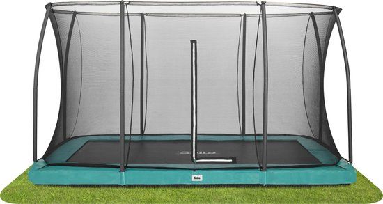 Salta Comfort Edition Ground Trampoline - 366 x 244 cm - Green - In-ground
