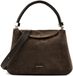 Coccinelle Tiggy Handbag Suede Leath. / Grained Le. Fango / Fango donkergroen