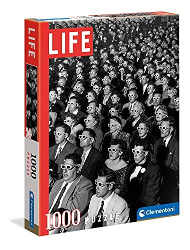 Clementoni Life Magazine 1000 stuks zwart en wit, vintage puzzel voor volwassenen