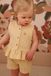 VERTBAUDET Babyset met top en short lichtgeel