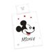 Herding Disney Mickey Mouse beddengoedset, kussensloop 40 x 60 cm met omkeerbaar patroon, dekbedovertrek 100 x 135 cm, met ritssluiting, 100% katoen