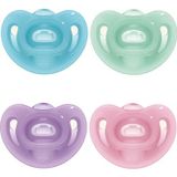 Nuk Sucette en silicone Nuk Sensitive 6 - 18 mois 2 pièces