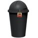 BigDean Mülleimer avec tête sphérique, Midnight Edition, capacité environ 50 litres