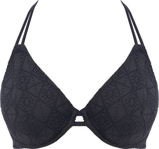 Freya Nomad Nights UW Halter Bikini Top Dames Bikinitopje - Zwart - Maat 80G