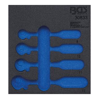 BGS Gereedschapmodule 1/6 | leeg | voor BGS 30833