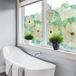 Ambiance Sticker Privacy raamfolie - Goudkleurig lotusbloemeffect - Zelfklevend - 40x100cm