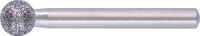 Pferd Dia-slijpstift kogelv. 6x 3 mm D126