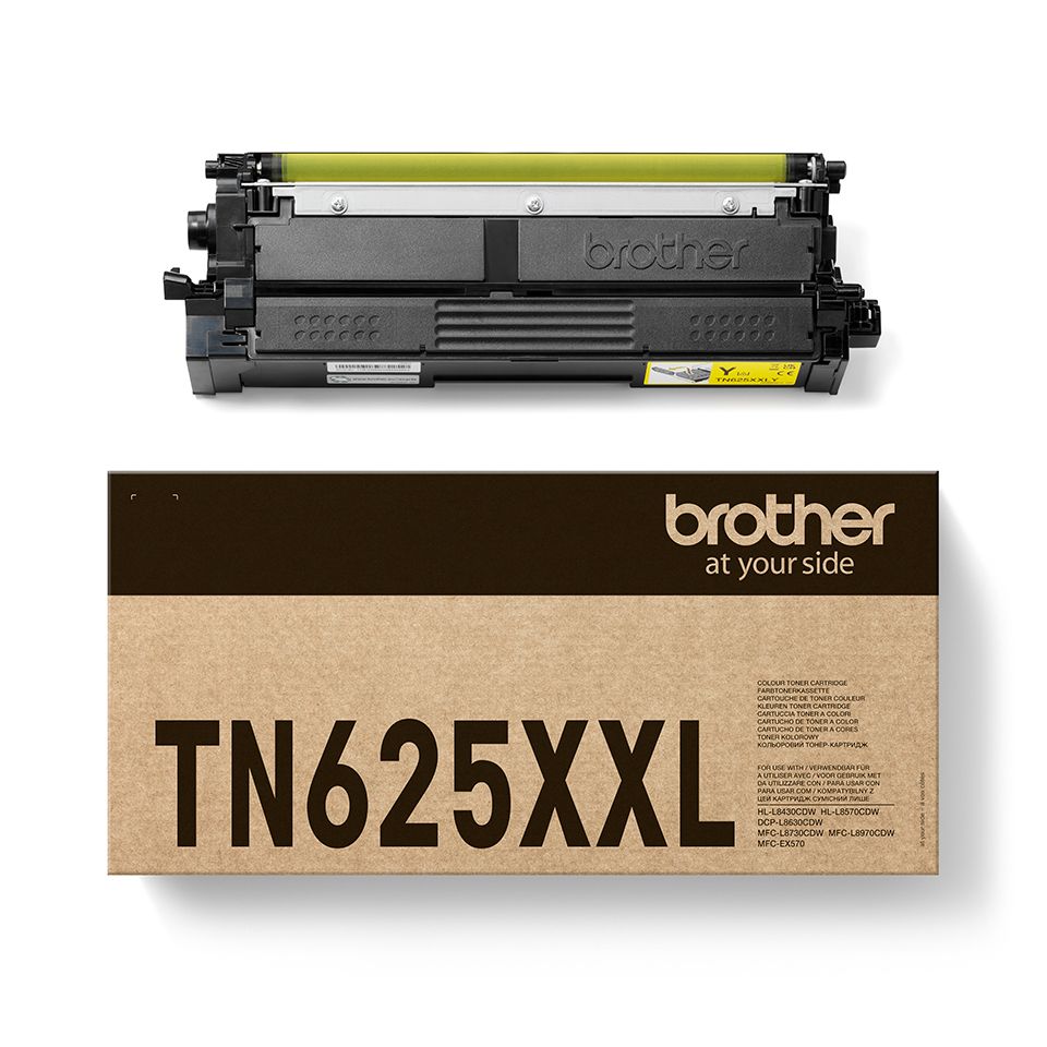 Brother TN-625XXLY Toner Geel Extra Hoge Capaciteit Origineel