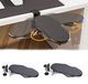 OEM Ergonomische elleboogsteunen, 2 stuks, inklapbaar, geschikt voor tafels tot 7 cm hoog