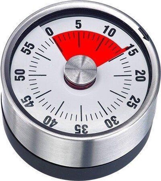 Westmark Futuro kookwekker - zilver