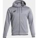 Joma Kinder trainingsjack met capuchon Olimpiada Grijs/Zwart Polyester Fleece