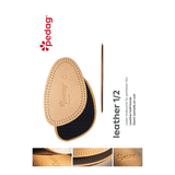 Pedag Leather 1/2 101 leren voorvoetzool – Geschikt voor hakken en normale schoenen, van latex en leer – De Pedag Leather 1/2 101 is een halve leren zool voor de voorvoet – 41/42
