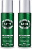 Brut 2 x Deodorant Spray Original - 200ml