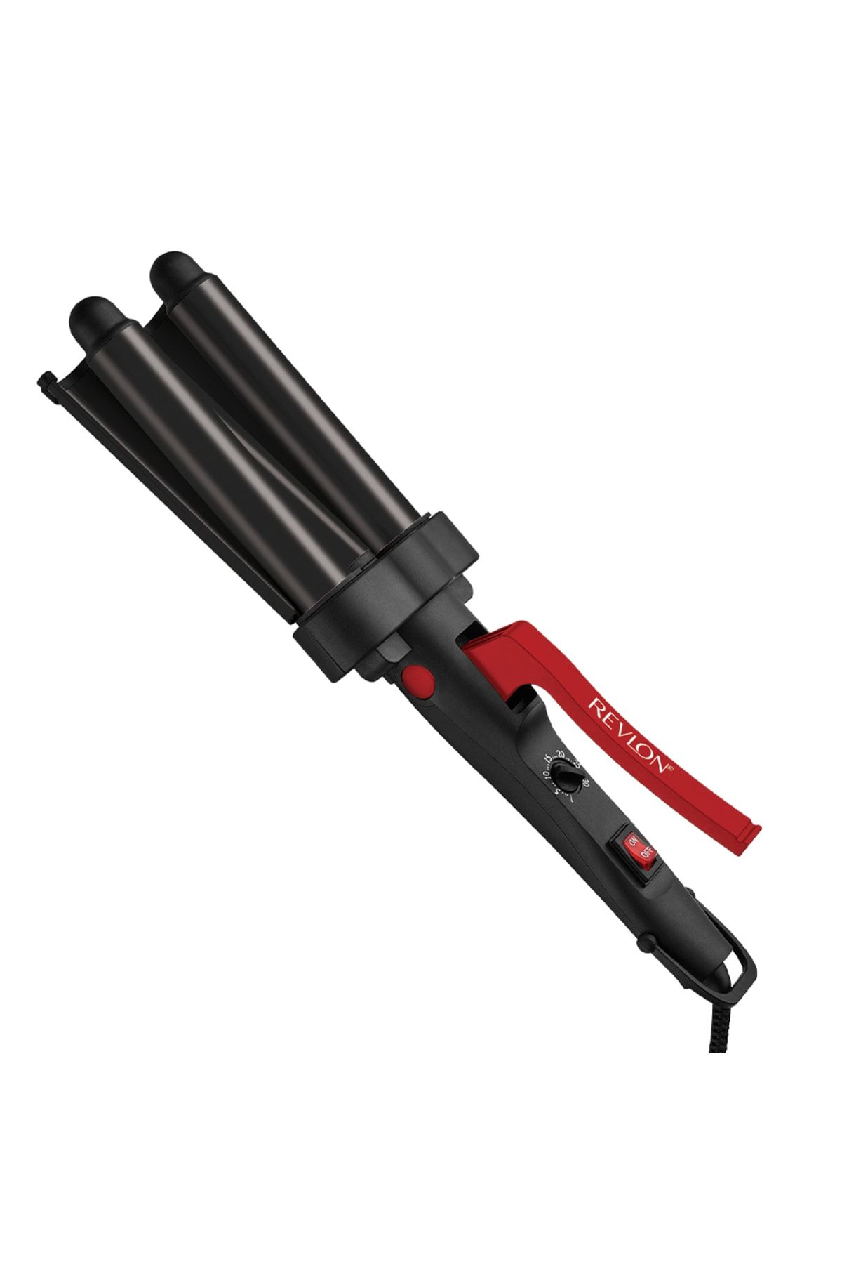 Revlon Jumbo Waver - Wafeltang - Zwart/Rood