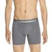 HOM HO1 long boxer briefs (1-pack) - heren boxer lang met horizontale gulp - antraciet