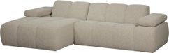 WOOOD Mojo Chaise Longue Bank Links - Bouclé - Beige Melange
