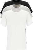 Calvin Klein Cotton Classics Crew Neck T-shirt (3-pack) - Men - Black, White, and Grey - Size S