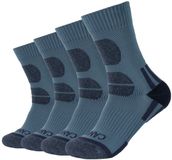 Camano Chaussettes de randonnée 4-pack Denim Unisexe Polyester/Élasthanne