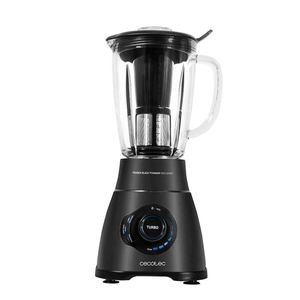Cecotec Power Black Titanium 1800 Smart Blender - 1.8L, 1800W, Black