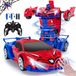 Voiture RC - Robot transformable - 2,4 GHz - LED - Télécommande