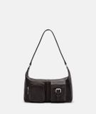 Liebeskind Berlin Andrea Hobo S Schoudertas Donkerbruin Leer
