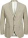 JACK & JONES Jprriviera Blazer Sn Pls Homme Beige Coton/Lin Coupe Regular Taille 66