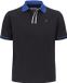 Jan Vanderstorm heren Poloshirt - 72/74 - zwart - Plus Size