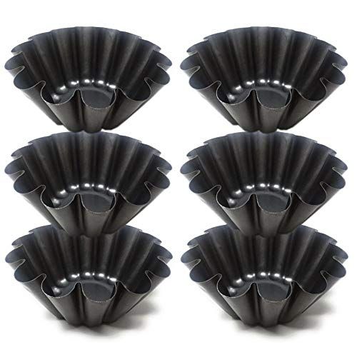 Space Home Puddingvorm - 6 Stuks - 10 cm - Koolstofstaal