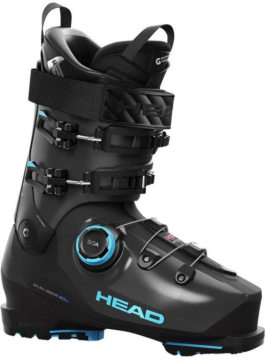 Head Kaliber 110 Mv Gw Boa Alpine Skischoenen Zwart 26.5 Man,Vrouw