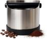 Merkloos Uitklopbak Koffie - Roestvrijstalen Koffie Knock-box - Afklopdoos voor Zeefdrager - 700 ml - Afneembare Klophendel - Zilver