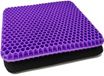 Merkloos Wan GmbH Zitkussen met gel - Ergonomisch stoelkussen - Voor comfortabel zitten - Dubbellaags honingraatdesign - Rechthoekig - Paars