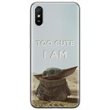 ERT GROUP mobiel telefoonhoesje voor Xiaomi REDMI 9A origineel en officieel erkend Star Wars patroon Baby Yoda 004