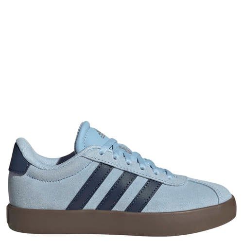 adidas Sportswear VL Court leren sneakers - lichtblauw/donkerblauw