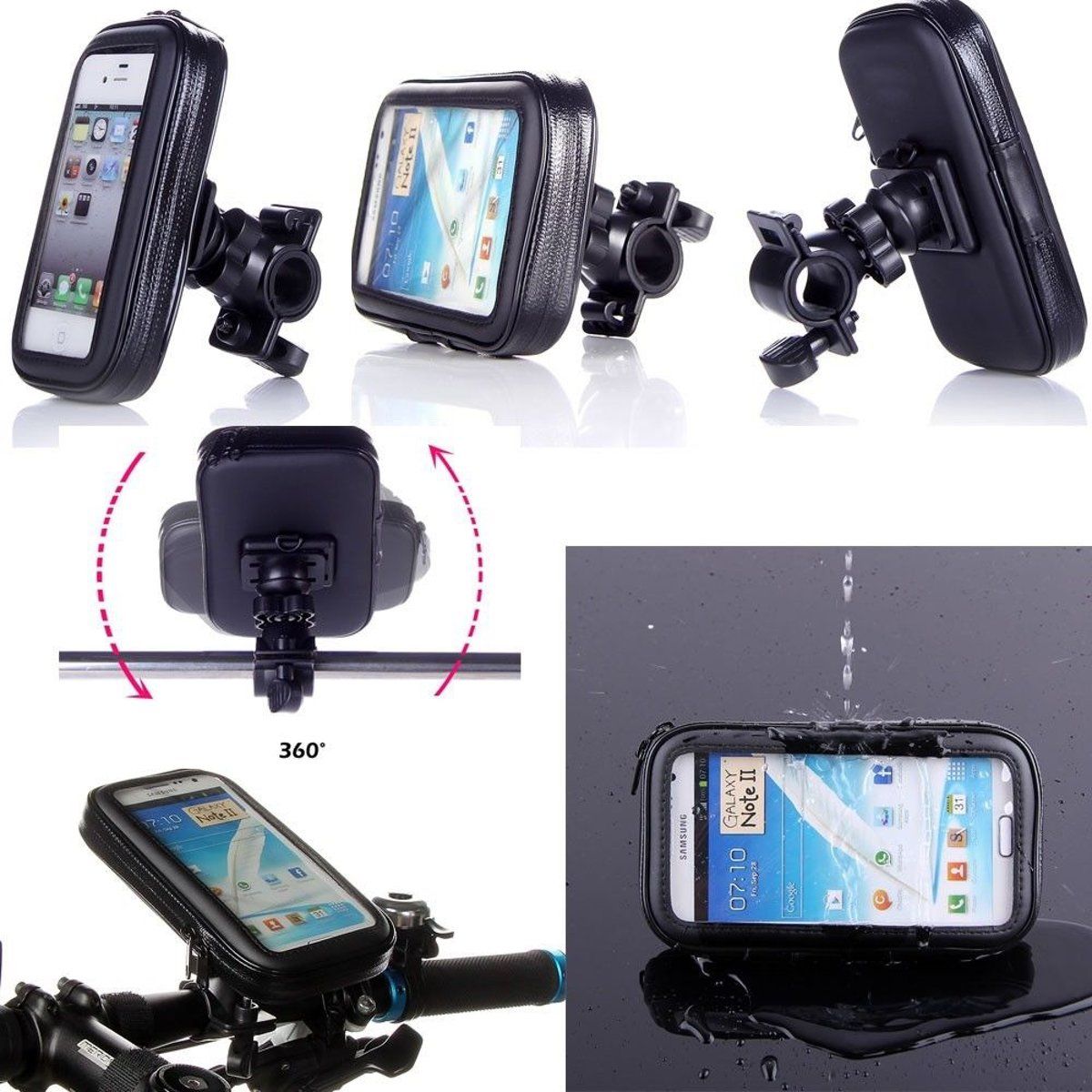 Aml Fietshouder Samsung Galaxy A3 A5 A7 waterdicht fiets