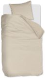 Beddinghouse Monsoon dekbedovertrek - Eenpersoons - 140 x 200/220 cm - Zand