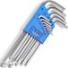 EffektWerk Jeu de clés Allen – 13 pièces – Avec tête sphérique – 1,27–10 mm, métrique