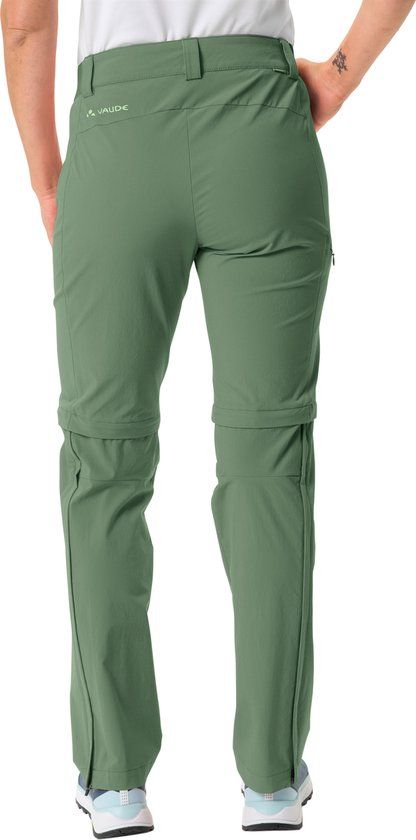 Vaude Farley Stretch Zo T-zip Ii Wandelbroek Dames - Groen - Maat 42 - 2023