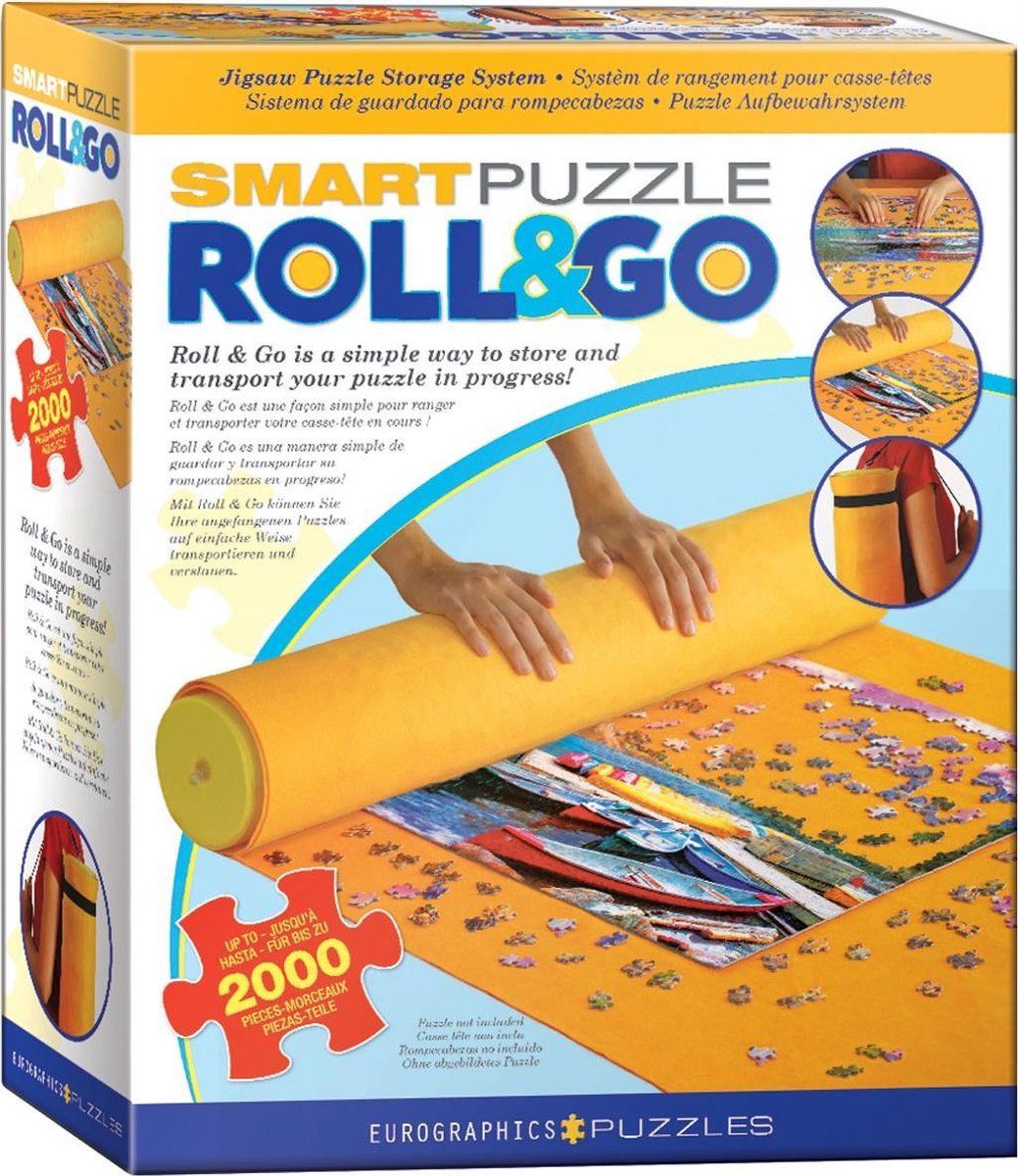 Eurographics Smart Puzzle Roll & Go Mat - Geel