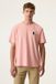 Garcia Heren Print T-shirt Roze Korte mouw