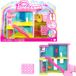 Barbie Mini BarbieLand Poppenhuissets, Mini Droomhuis met verrassing, Barbie pop van bijna 4 cm, meubels en accessoires, met lift en zwembad, 4 jaar+, HYF46