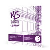 D'Addario NS412 Elektrische viola enkele snaar 'D' meervoudig gedraaide stalen kern medium
