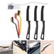 Set de brosses de nettoyage - Brosses abrasives - 3 brosses et 1 tête - Manche ergonomique