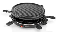 Melissa 16300032 raclette 6 persoon/personen 800 W Zwart