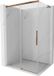 Mexen Rox L cabine de douche porte coulissante 100 x 110 cm, transparent, or rose