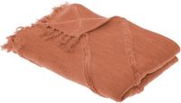 Atmosphera Tuft Inca Bedsprei - 130 x 180 cm - Terracotta