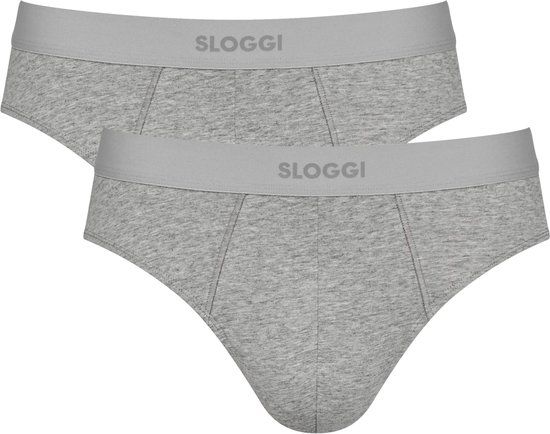 Sloggi EVER Ease Heren Onderbroek - Grijs - 2 Stuks - Maat XL