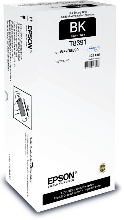 Epson C13T83914N XL Zwart Originele Inktcartridge