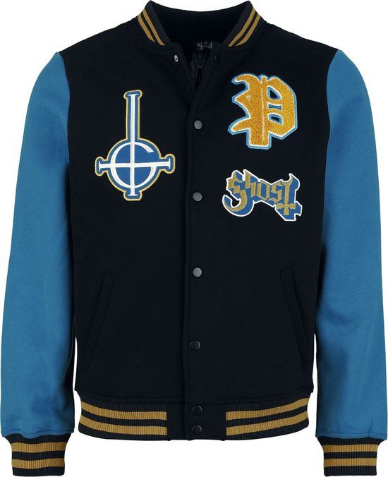 Ghost Grucifix Papa IV Varsity Jacket Heren Collegejas - meerkleurig - XL